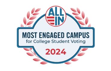 All In Most Engaged Campus for College Student Voting.JPG