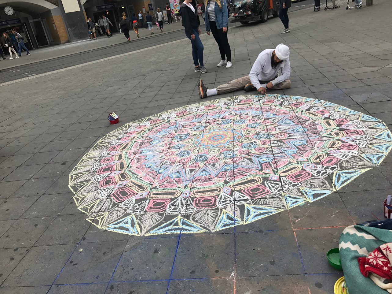 Sikh street artist