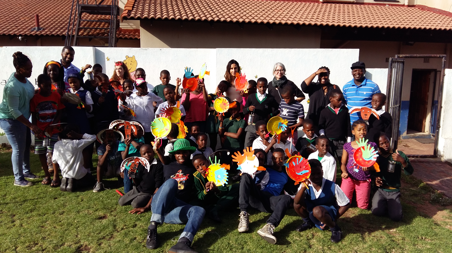 Childrens orphanage outside of Johannesburg South Africa